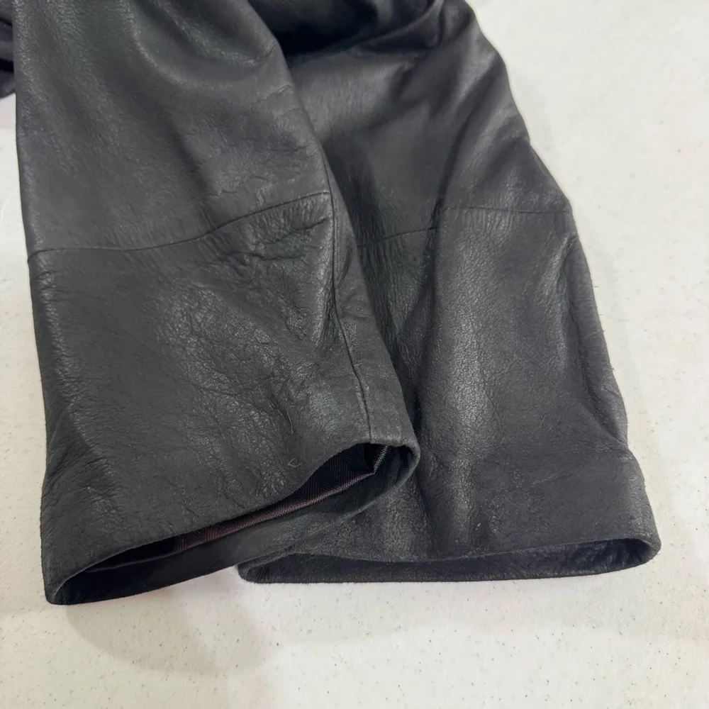 Remy Lamb Leather Blazer Men Size 42 - Picture 11 of 13
